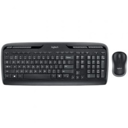 Teclado y ratón inalámbrico logitech combo mk330