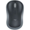 Ratón inalámbrico logitech m185/ hasta 1000 dpi/ gris