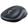 Ratón inalámbrico logitech m185/ hasta 1000 dpi/ gris