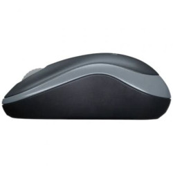 Ratón inalámbrico logitech m185/ hasta 1000 dpi/ gris