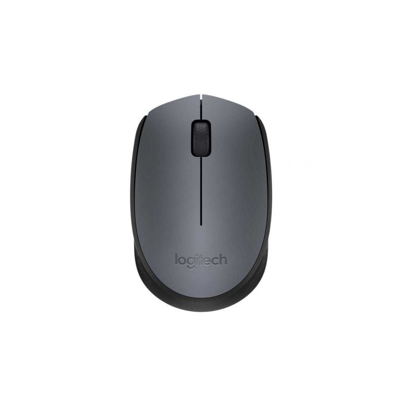 Ratón inalámbrico logitech m170/ hasta 1000 dpi/ gris