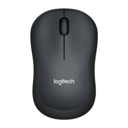 Ratón inalámbrico logitech silent m220/ hasta 1000 dpi/ gris marengo