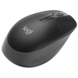 Ratón inalámbrico logitech m190/ hasta 1000 dpi/ gris marengo