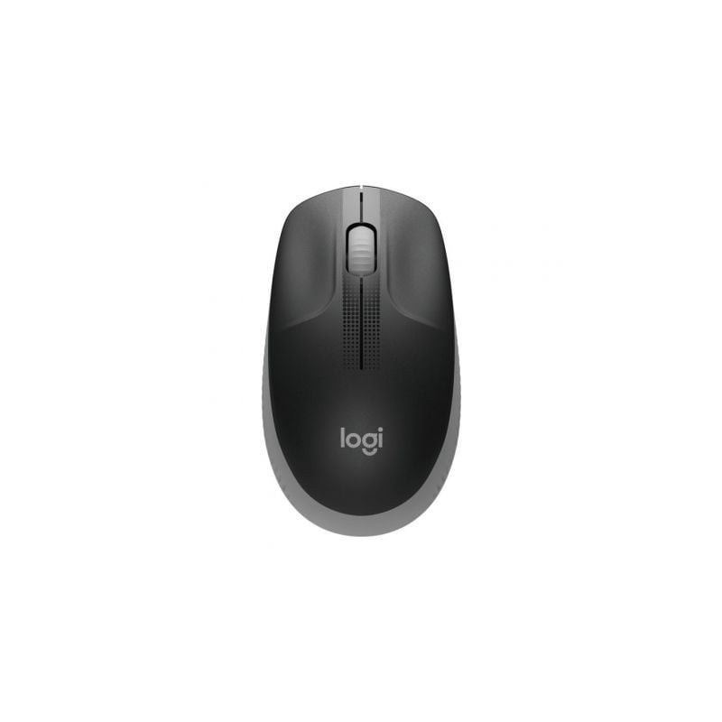 Ratón inalámbrico logitech m190/ hasta 1000 dpi/ gris medio