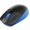 Ratón inalámbrico logitech m190/ hasta 1000 dpi/ azul