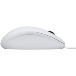 Ratón logitech b100/ hasta 800 dpi/ blanco