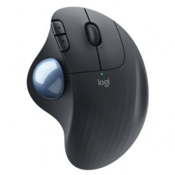 Ratón trackball inalámbrico por bluetooth logitech ergo m575/ hasta 2000 dpi/ grafito