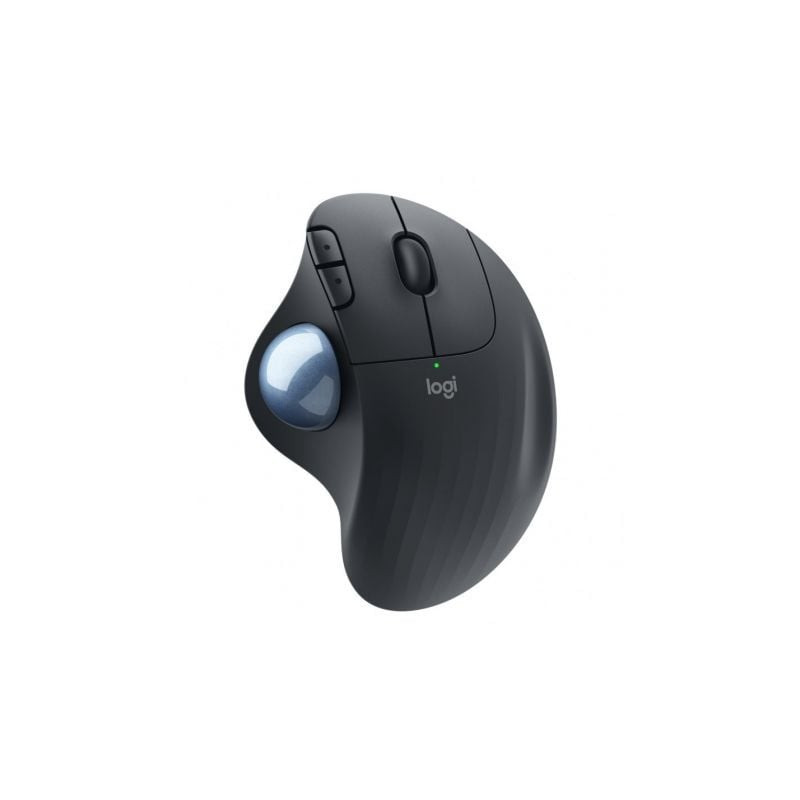 Ratón trackball inalámbrico por bluetooth logitech ergo m575/ hasta 2000 dpi/ grafito