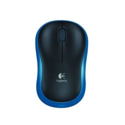 Ratón inalámbrico logitech m185/ hasta 1000 dpi/ azul