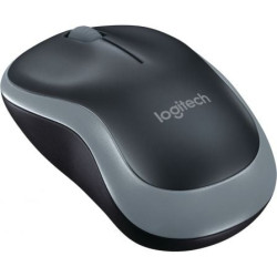 Ratón inalámbrico logitech m185/ hasta 1000 dpi/ gris