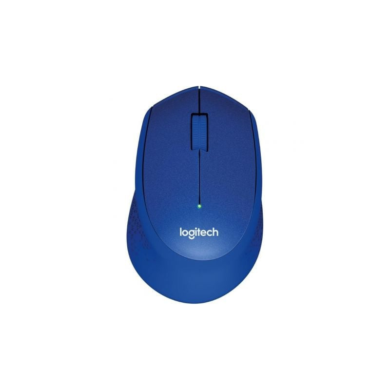 Ratón inalámbrico logitech m330 silent plus/ hasta 1000 dpi/ azul