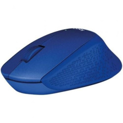 Ratón inalámbrico logitech m330 silent plus/ hasta 1000 dpi/ azul