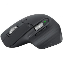 Ratón ergonómico inalámbrico por bluetooth logitech mx master 3s/ batería recargable/ hasta 8000 dpi/ grafito