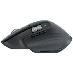 Ratón ergonómico inalámbrico por bluetooth logitech mx master 3s/ batería recargable/ hasta 8000 dpi/ grafito