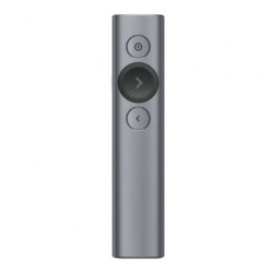 Presentador inalámbrico por bluetooth logitech spotlight presentation remote/ 2.4ghz/ gris pizarra