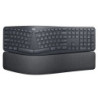 Teclado inalámbrico por bluetooth logitech ergo k860