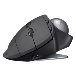 Ratón trackball inalámbrico logitech mx ergo/ batería recargable/ hasta 2048 dpi