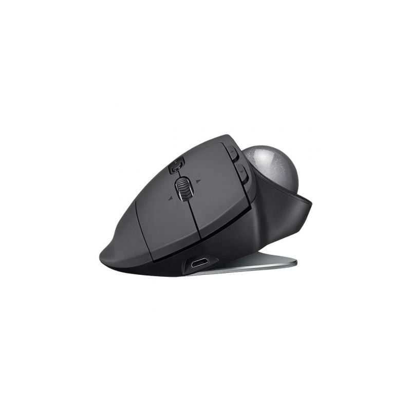 Ratón trackball inalámbrico logitech mx ergo/ batería recargable/ hasta 2048 dpi