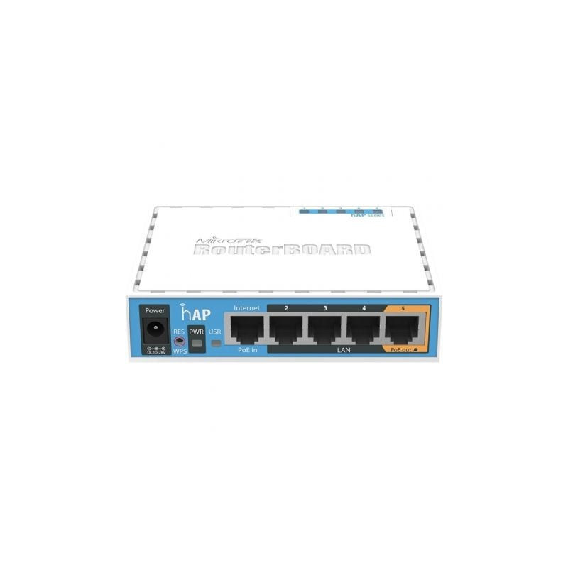 Switch mikrotik rb951ui-2nd 5 puertos/ rj45 10/100/ poe