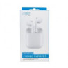 Auriculares bluetooth myway wireless touch mwhph0030 con estuche de carga/ autonomía 3h/ blancos