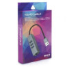 Hub usb 3.0 nanocable 10.03.0407/ 3xusb/ 1xrj45/ gris