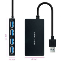 Hub usb 3.0 nanocable 10.16.4403/ 4xusb