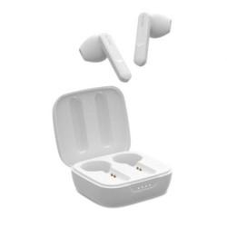 Auriculares bluetooth ngs ártica move con estuche de carga/ autonomía 7h/ blancos