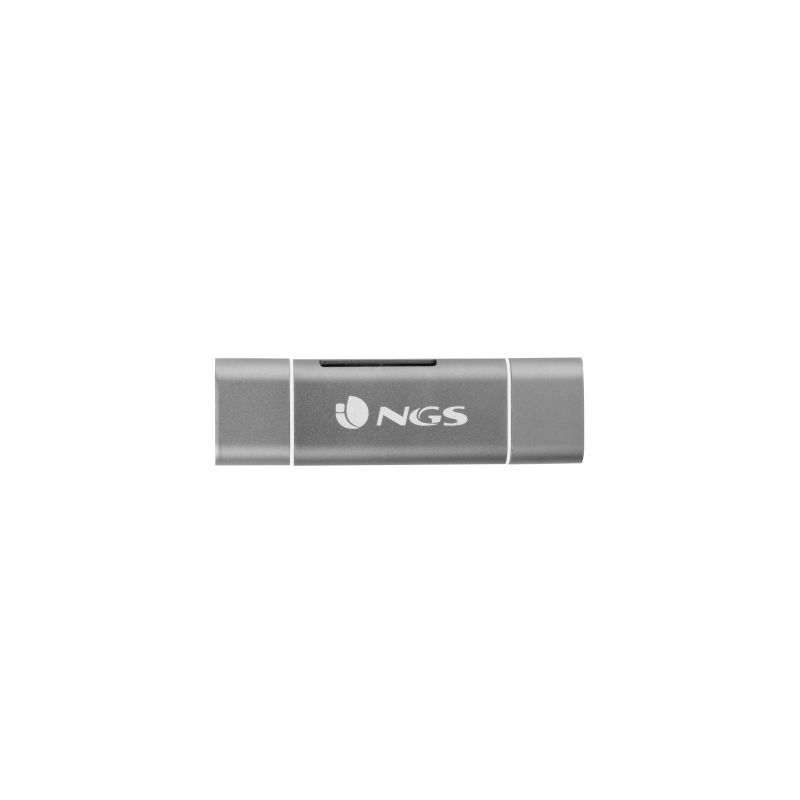 Lector de tarjetas externo ngs ally reader/ usb 2.0/ usb tipo-c / micro usb