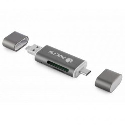 Lector de tarjetas externo ngs ally reader/ usb 2.0/ usb tipo-c / micro usb