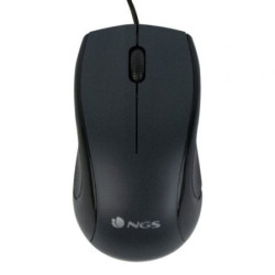 Ratón ngs black mist/ hasta 1000 dpi