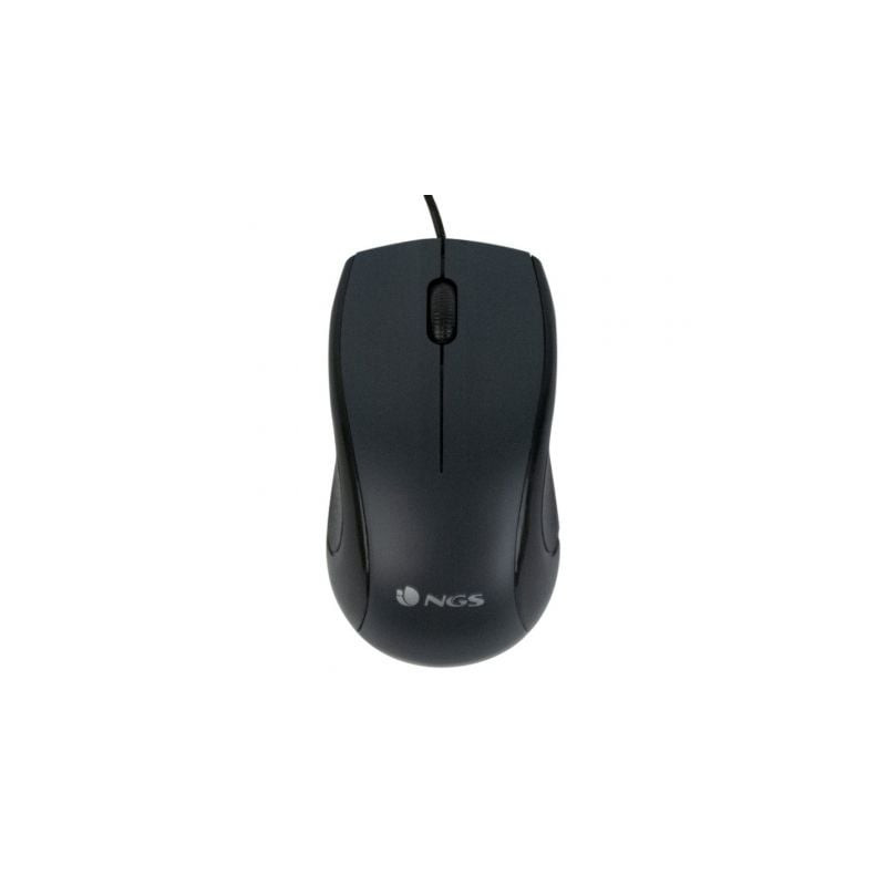 Ratón ngs black mist/ hasta 1000 dpi