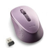 Ratón inalámbrico ngs dew lilac/ hasta 1600 dpi/ lila