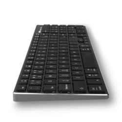 Teclado inalámbrico por bluetooth ngs fortune-bt/ gris