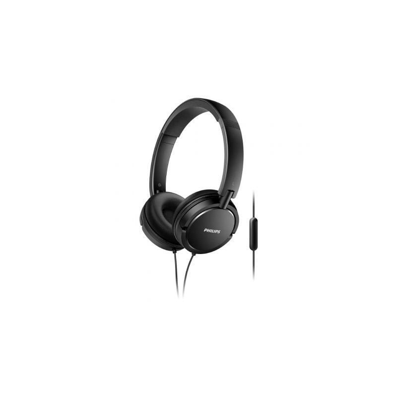 Auriculares philips shl5005/ con micrófono/ jack 3.5/ negros