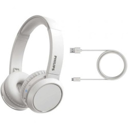 Auriculares inalámbricos philips tah4205/ con micrófono/ bluetooth/ blancos