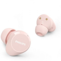 Auriculares bluetooth philips tat1209 con estuche de carga/ autonomía 6h/ rosas