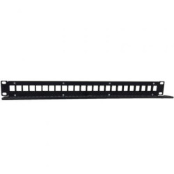 Patch panel phasak pa 3424/ 24 puertos/ cat.6/ altura 1u/ gestión de cable/ conectores rj45 utp no incluidos