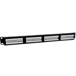 Patch panel phasak pu 2421/ 24 puertos/ cat.6a/ altura 1u