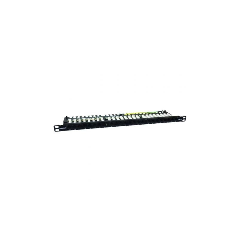 Patch panel phasak pu 4811/ 24 puertos/ cat.6a/ altura 0.5u