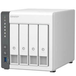 Nas qnap ts-433-4g/ 4 bahías 3.5'- 2.5'/ 4gb/ formato torre