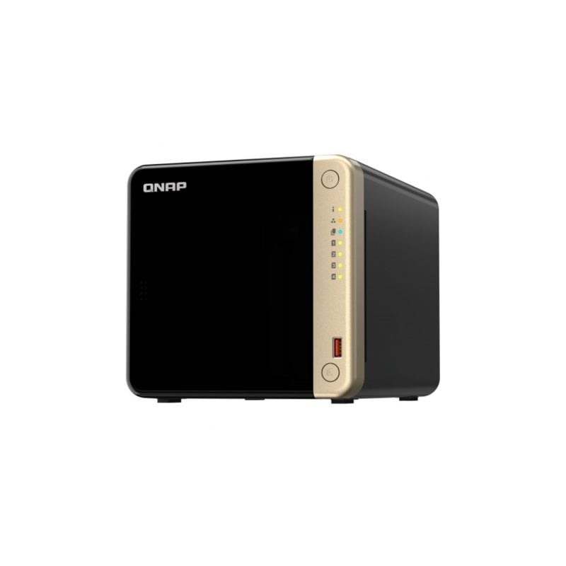 Nas qnap ts-464-8g/ 4 bahías 3.5'- 2.5'/ 8gb ddr4/ formato torre