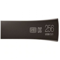 Pendrive 256gb samsung bar plus titan gray usb 3.1