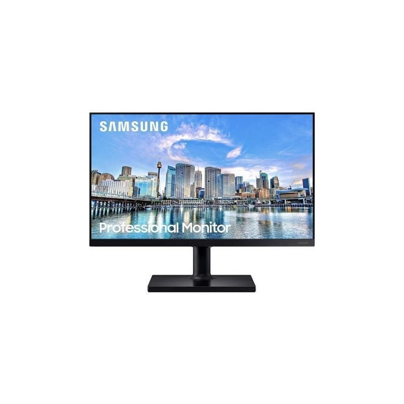 Monitor profesional samsung lf24t450fqr 24'/ full hd/ regulable en altura/ negro