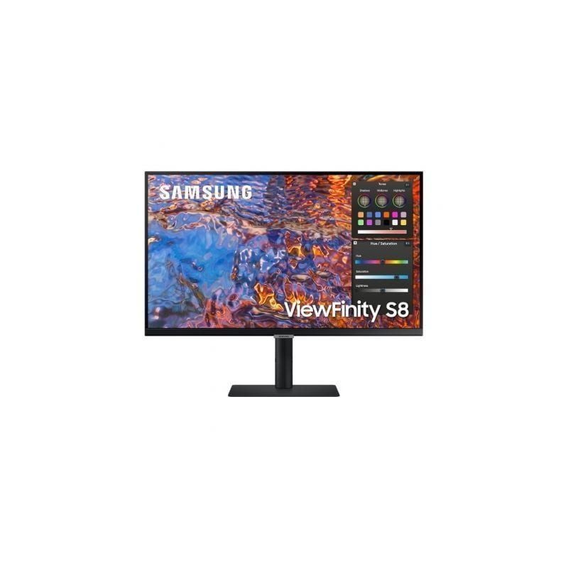 Monitor profesional samsung viewfinity s8 s27b800pxu 27'/ 4k/ regulable en altura/ negro