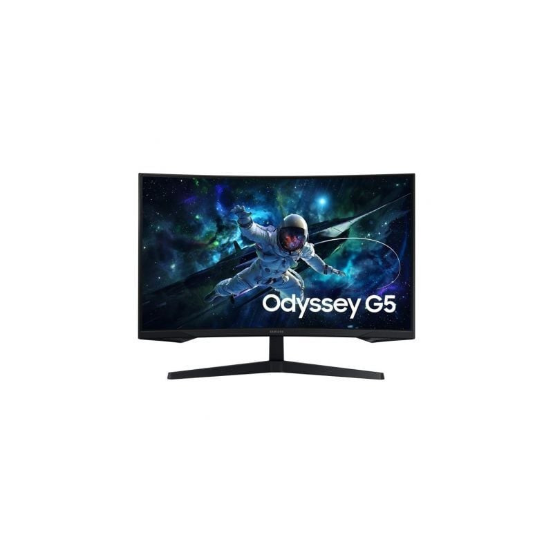 Monitor gaming curvo samsung odyssey g5 s27cg554eu 27'/ qhd/ 1ms/ 165hz/ va/ negro