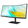 Monitor profesional ultraparonámico curvo samsung viewfinity s6 s34c652uau 34'/ uwqhd/ multimedia/ negro