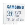 Tarjeta de memoria samsung evo plus 2023 256gb microsd xc con adaptador/ clase 10/ 160mbs