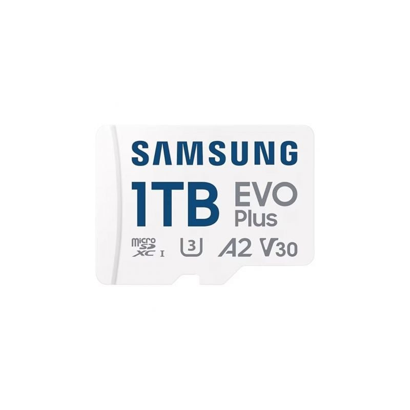 Tarjeta de memoria samsung evo plus 2024 1tb microsd xc con adaptador/ clase 10/ 160mbs