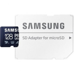 Tarjeta de memoria samsung pro ultimate 128gb microsd xc con adaptador/ clase 10/ 200mbs