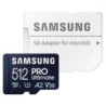 Tarjeta de memoria samsung pro ultimate 512gb microsd xc con adaptador/ clase 10/ 200mbs